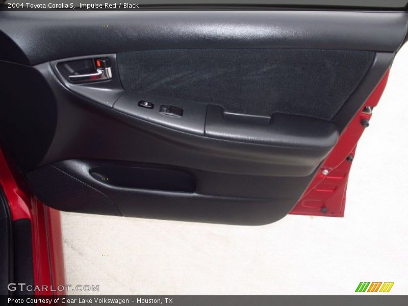 Impulse Red / Black 2004 Toyota Corolla S