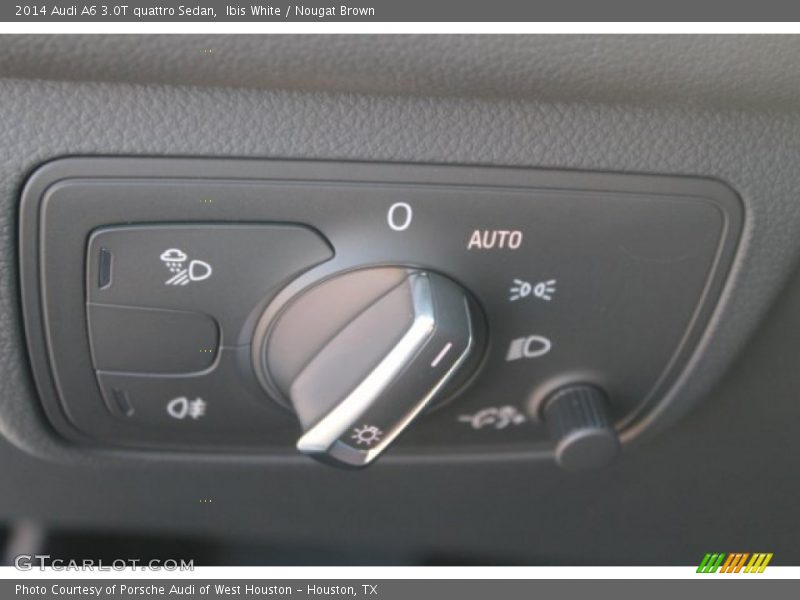 Ibis White / Nougat Brown 2014 Audi A6 3.0T quattro Sedan