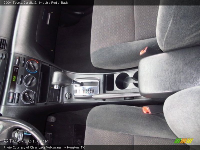 Impulse Red / Black 2004 Toyota Corolla S