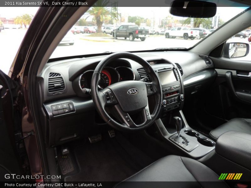 Dark Cherry / Black 2011 Kia Sorento SX V6