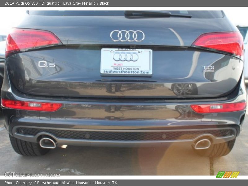 Lava Gray Metallic / Black 2014 Audi Q5 3.0 TDI quattro