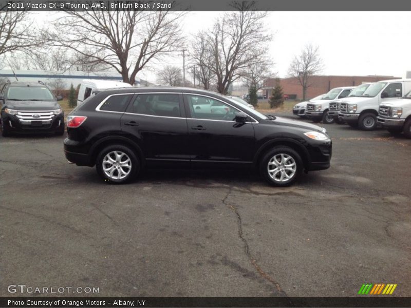 Brilliant Black / Sand 2011 Mazda CX-9 Touring AWD