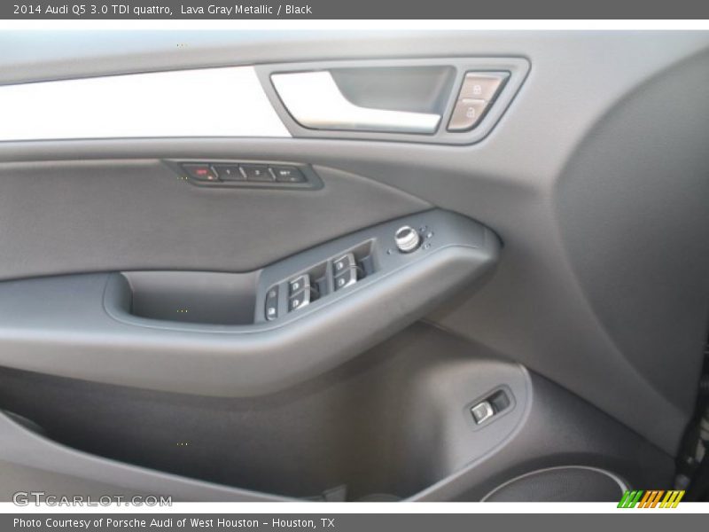 Lava Gray Metallic / Black 2014 Audi Q5 3.0 TDI quattro