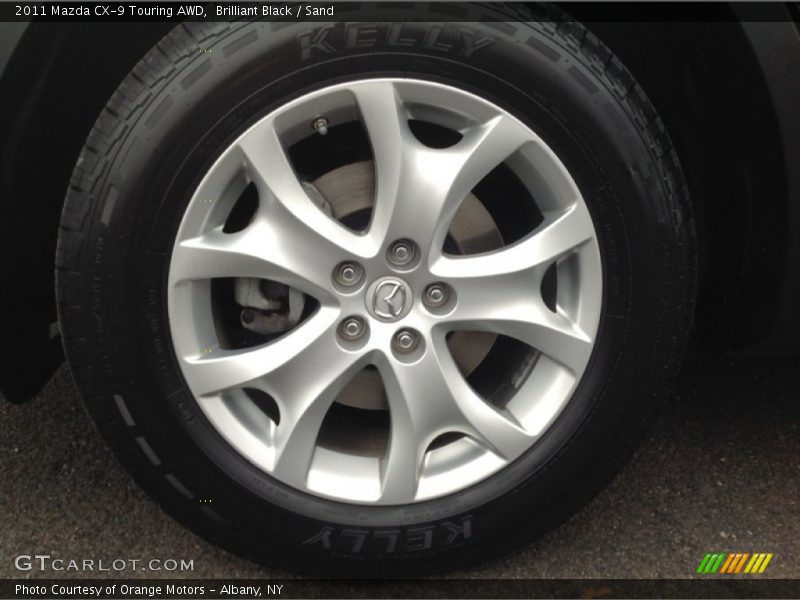 Brilliant Black / Sand 2011 Mazda CX-9 Touring AWD