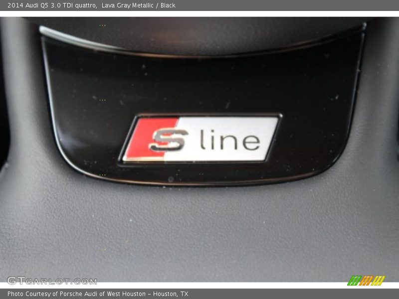 Lava Gray Metallic / Black 2014 Audi Q5 3.0 TDI quattro