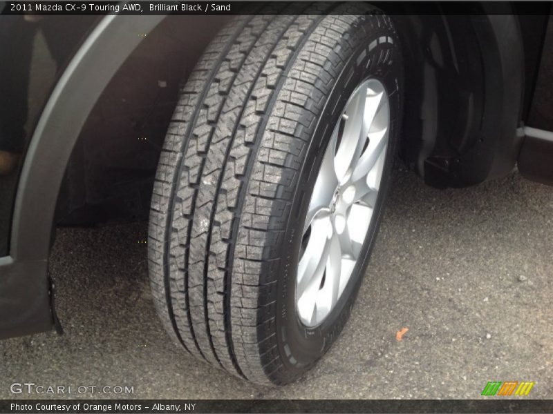 Brilliant Black / Sand 2011 Mazda CX-9 Touring AWD