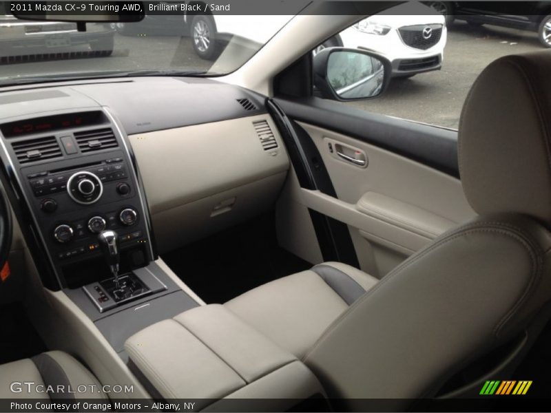 Brilliant Black / Sand 2011 Mazda CX-9 Touring AWD