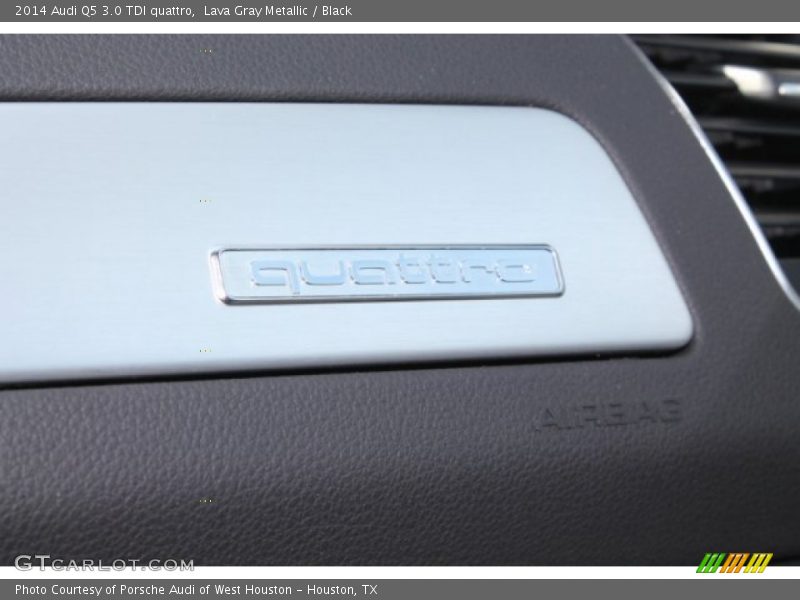Lava Gray Metallic / Black 2014 Audi Q5 3.0 TDI quattro