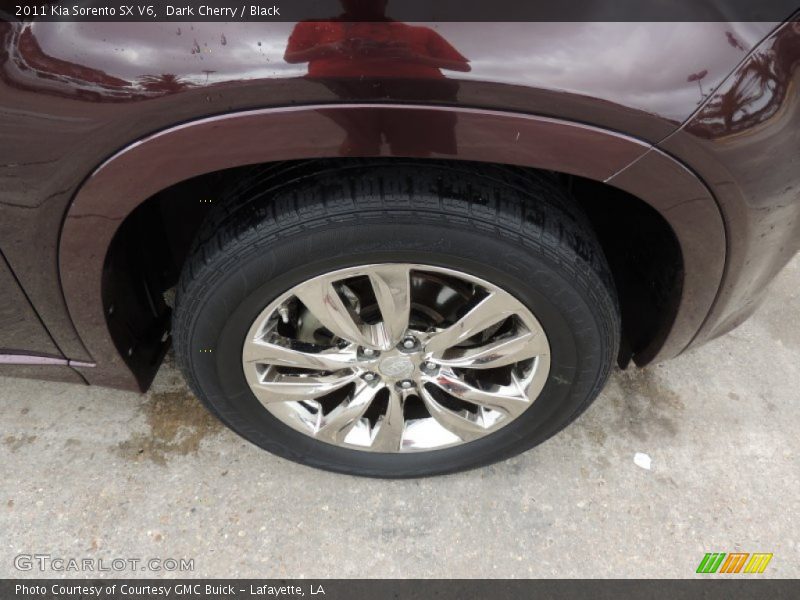 Dark Cherry / Black 2011 Kia Sorento SX V6