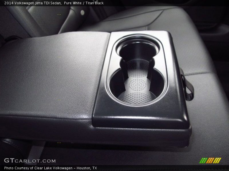 Pure White / Titan Black 2014 Volkswagen Jetta TDI Sedan