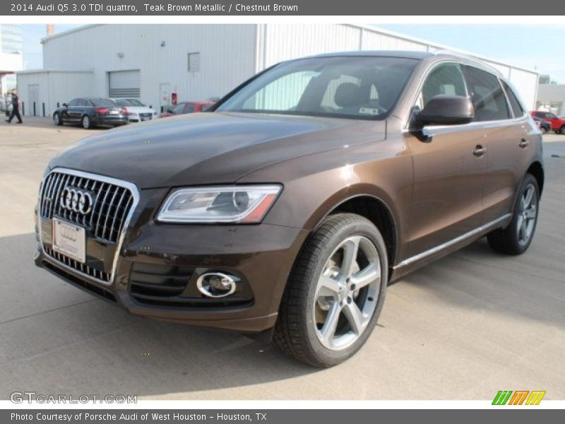 Teak Brown Metallic / Chestnut Brown 2014 Audi Q5 3.0 TDI quattro