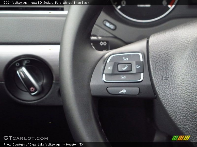 Pure White / Titan Black 2014 Volkswagen Jetta TDI Sedan