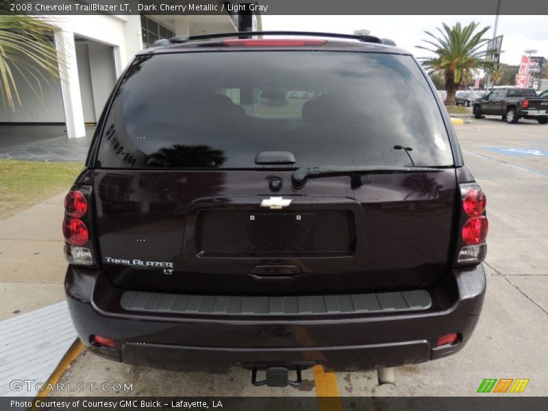 Dark Cherry Metallic / Light Gray 2008 Chevrolet TrailBlazer LT