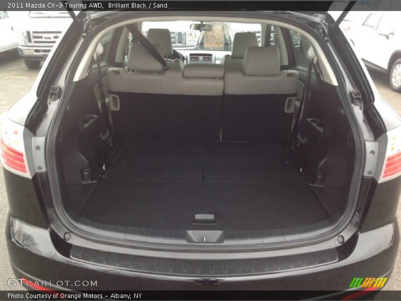 Brilliant Black / Sand 2011 Mazda CX-9 Touring AWD