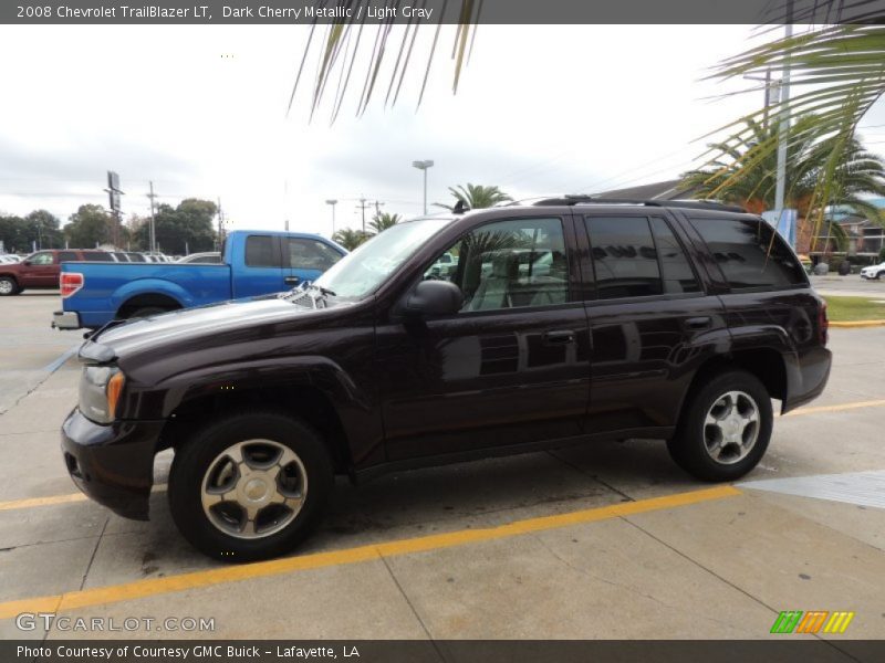 Dark Cherry Metallic / Light Gray 2008 Chevrolet TrailBlazer LT