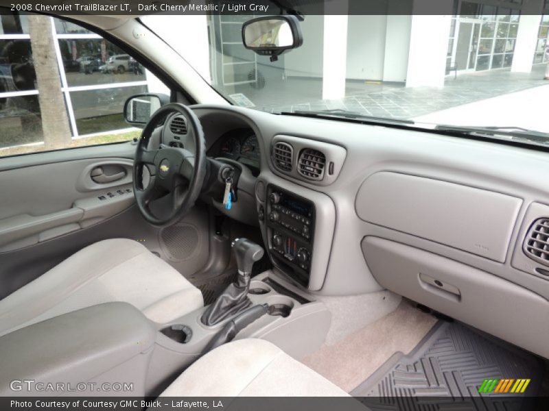 Dark Cherry Metallic / Light Gray 2008 Chevrolet TrailBlazer LT