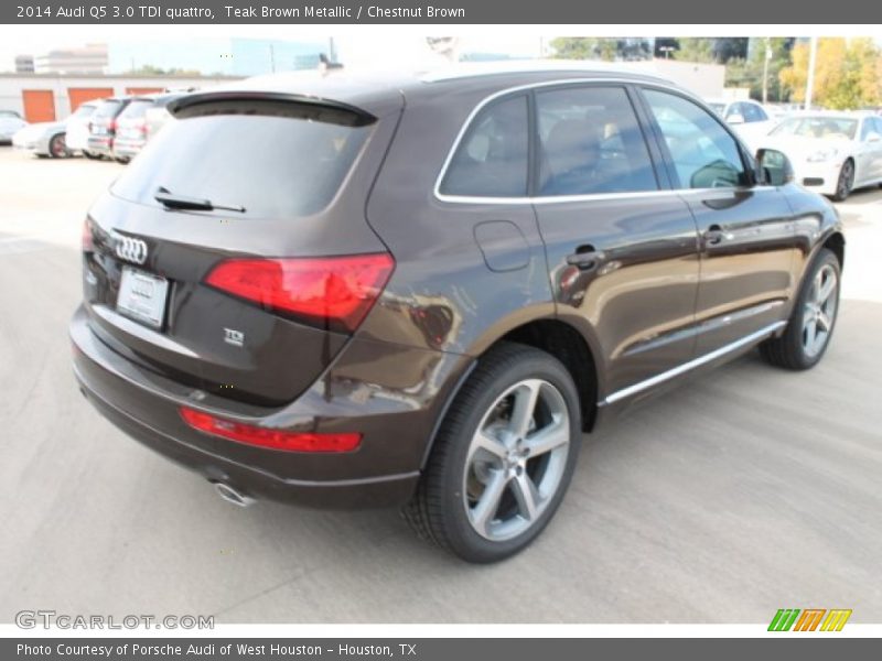Teak Brown Metallic / Chestnut Brown 2014 Audi Q5 3.0 TDI quattro