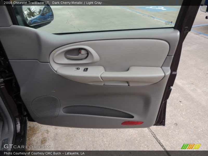 Dark Cherry Metallic / Light Gray 2008 Chevrolet TrailBlazer LT