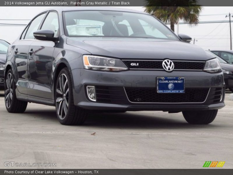 Platinum Gray Metallic / Titan Black 2014 Volkswagen Jetta GLI Autobahn