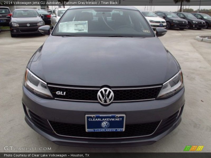 Platinum Gray Metallic / Titan Black 2014 Volkswagen Jetta GLI Autobahn