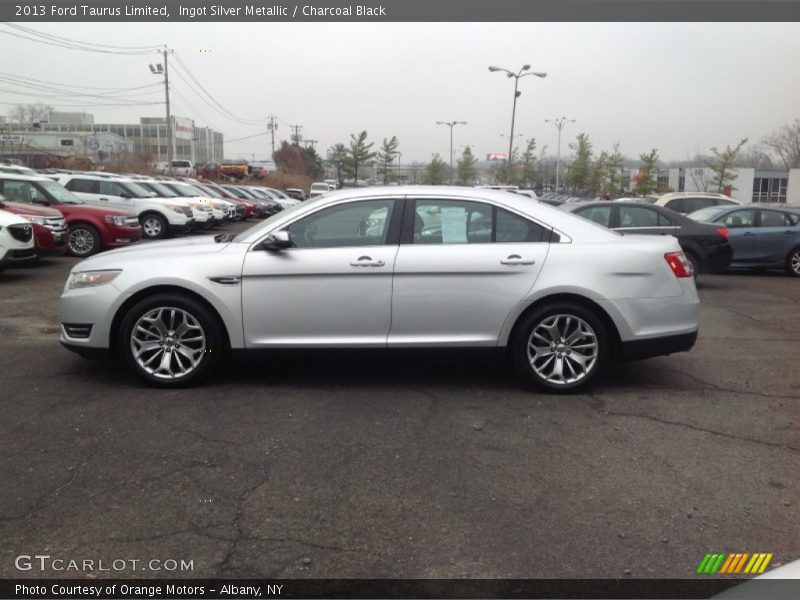 Ingot Silver Metallic / Charcoal Black 2013 Ford Taurus Limited