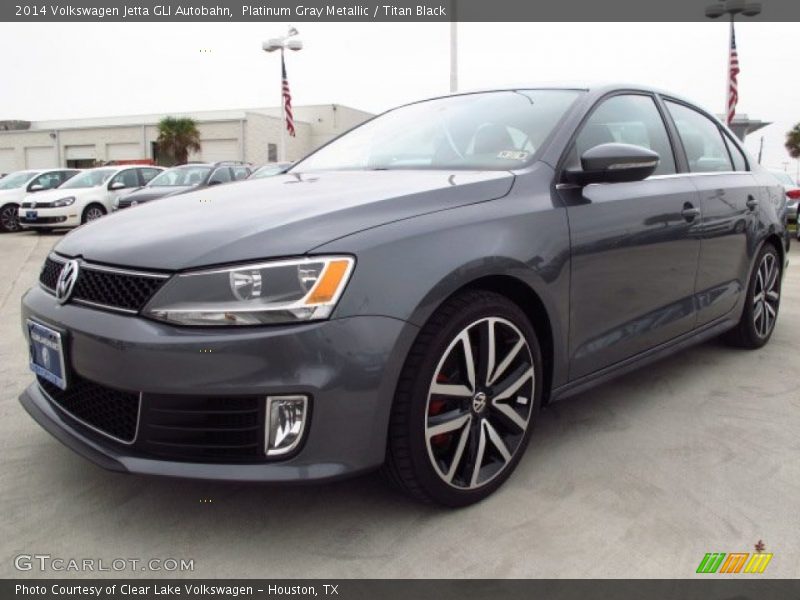Platinum Gray Metallic / Titan Black 2014 Volkswagen Jetta GLI Autobahn