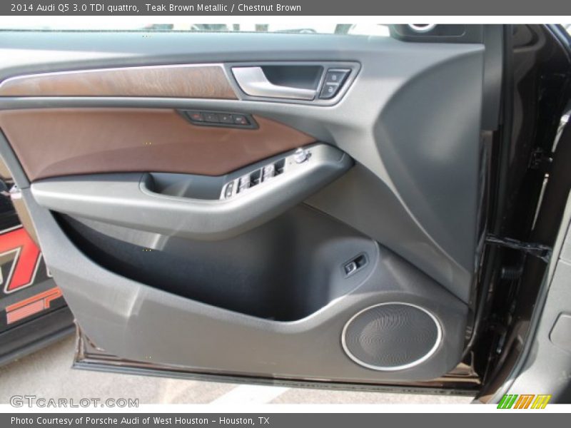 Teak Brown Metallic / Chestnut Brown 2014 Audi Q5 3.0 TDI quattro