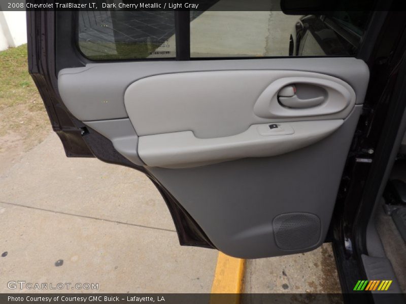 Dark Cherry Metallic / Light Gray 2008 Chevrolet TrailBlazer LT