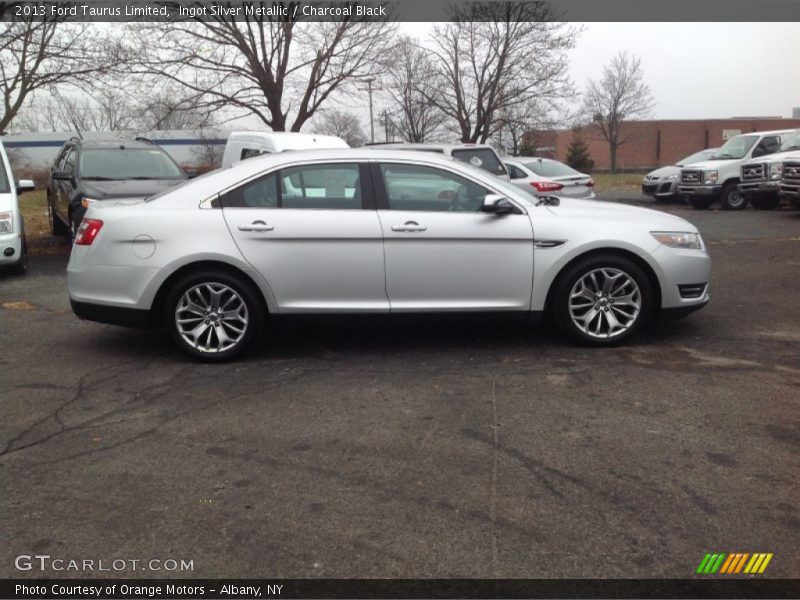 Ingot Silver Metallic / Charcoal Black 2013 Ford Taurus Limited