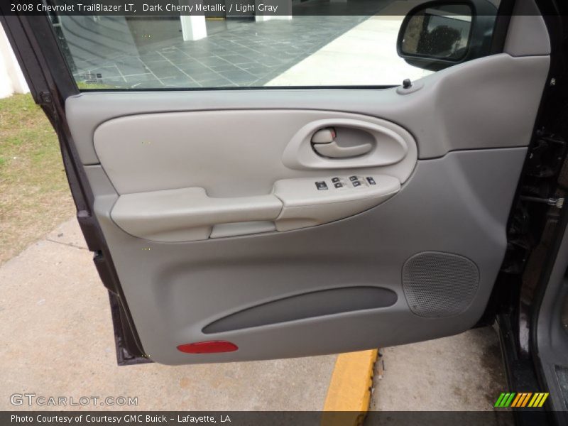 Dark Cherry Metallic / Light Gray 2008 Chevrolet TrailBlazer LT