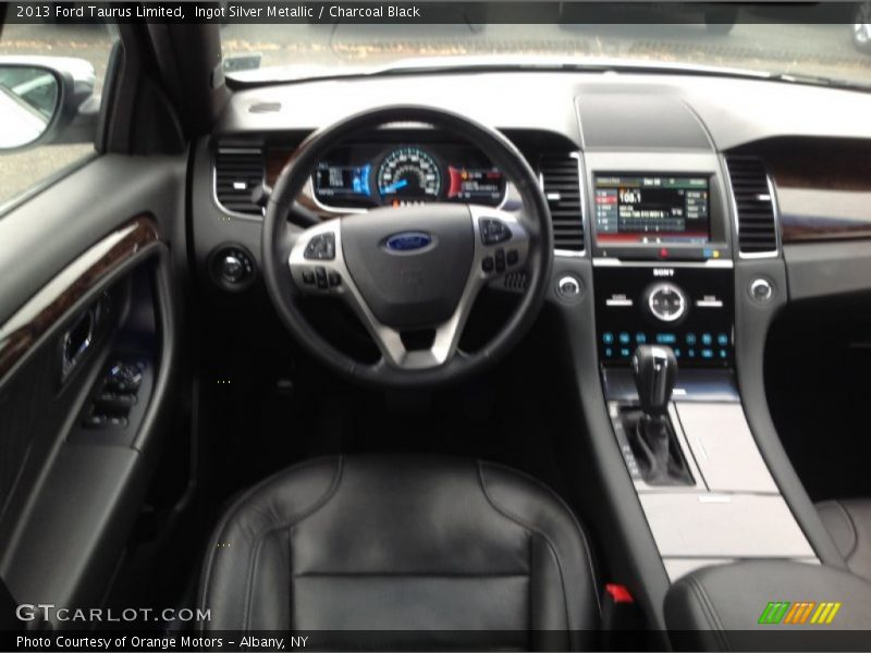 Ingot Silver Metallic / Charcoal Black 2013 Ford Taurus Limited