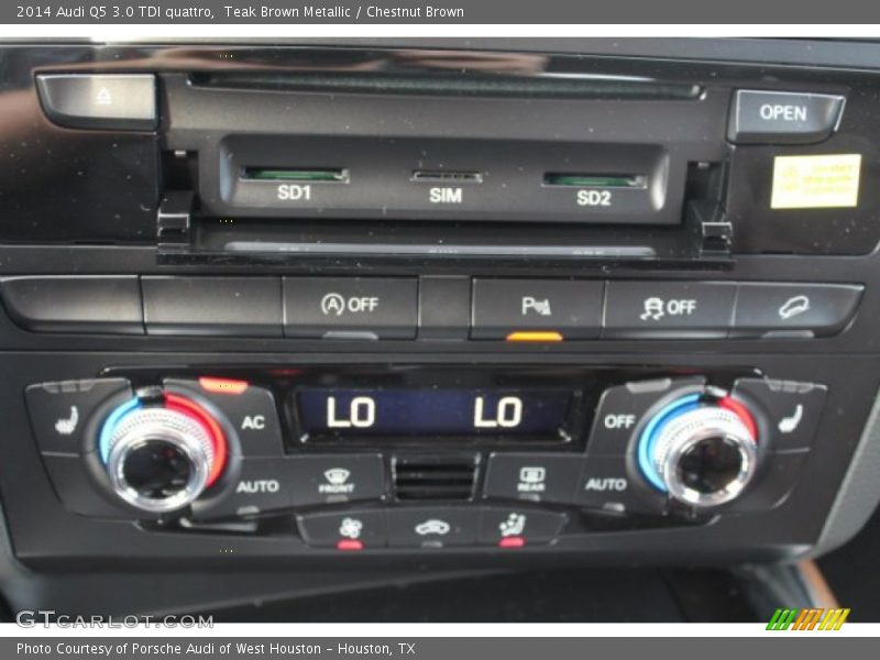 Teak Brown Metallic / Chestnut Brown 2014 Audi Q5 3.0 TDI quattro