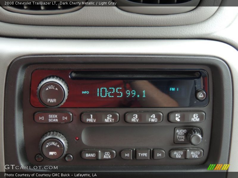 Dark Cherry Metallic / Light Gray 2008 Chevrolet TrailBlazer LT