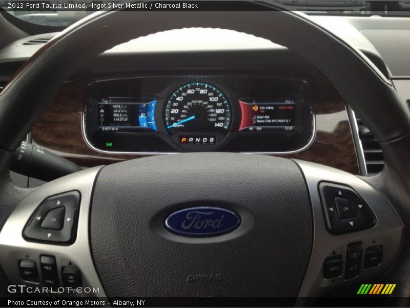 Ingot Silver Metallic / Charcoal Black 2013 Ford Taurus Limited