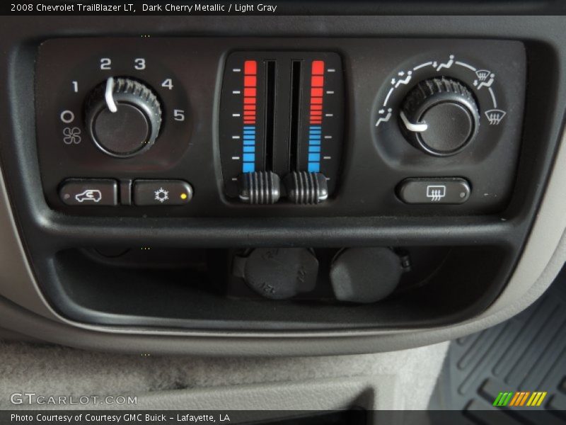 Dark Cherry Metallic / Light Gray 2008 Chevrolet TrailBlazer LT