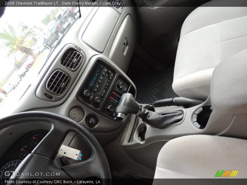 Dark Cherry Metallic / Light Gray 2008 Chevrolet TrailBlazer LT
