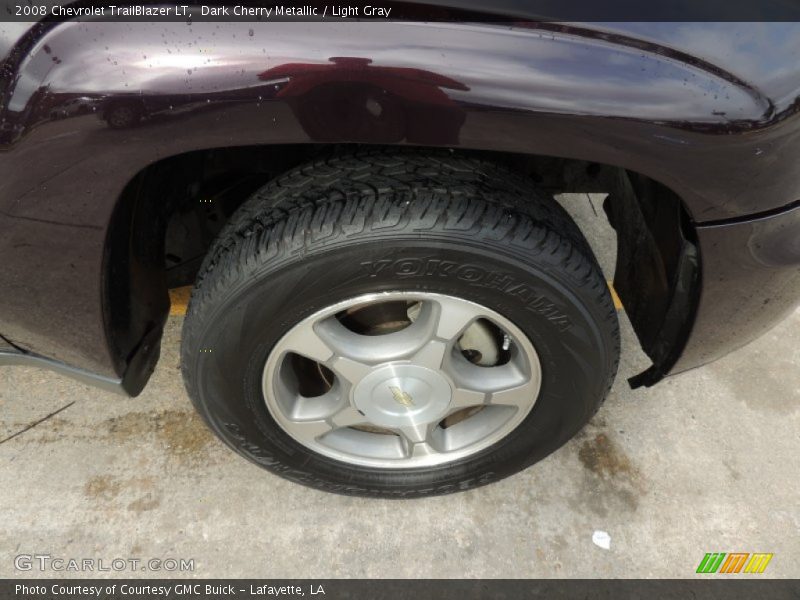 Dark Cherry Metallic / Light Gray 2008 Chevrolet TrailBlazer LT