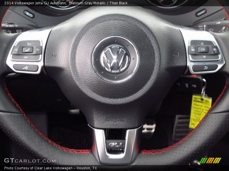Platinum Gray Metallic / Titan Black 2014 Volkswagen Jetta GLI Autobahn