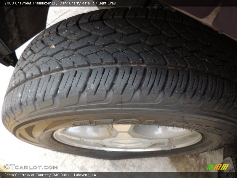 Dark Cherry Metallic / Light Gray 2008 Chevrolet TrailBlazer LT