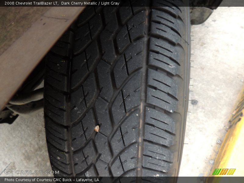 Dark Cherry Metallic / Light Gray 2008 Chevrolet TrailBlazer LT