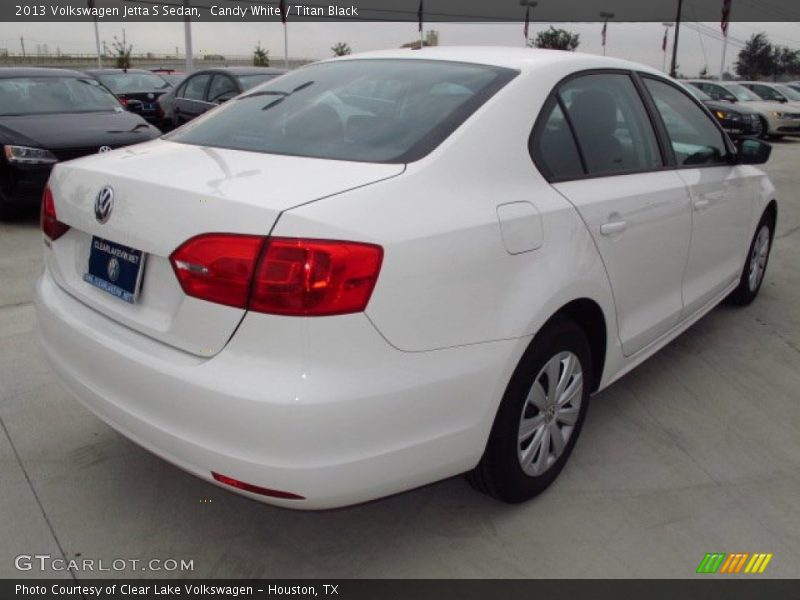 Candy White / Titan Black 2013 Volkswagen Jetta S Sedan