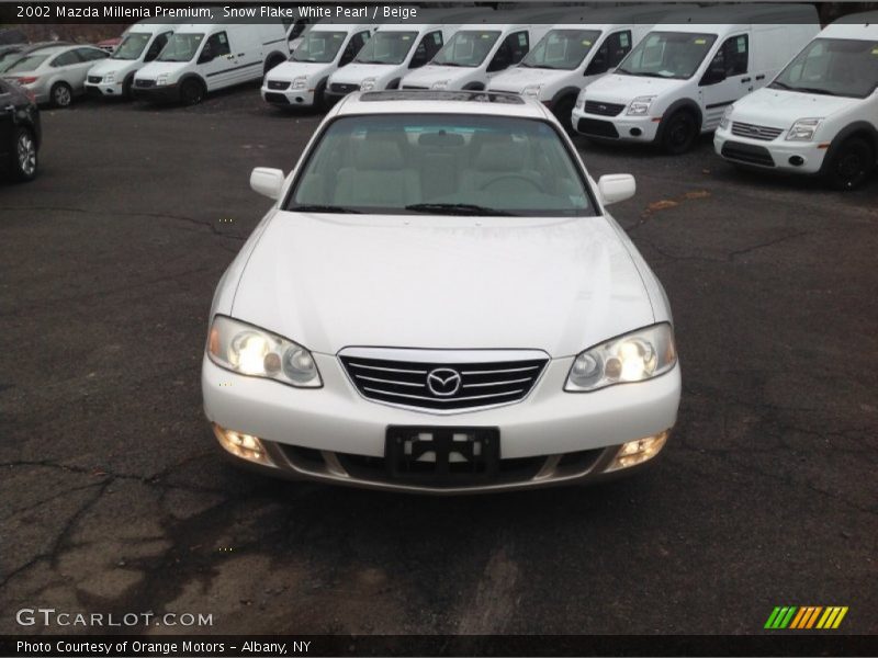 Snow Flake White Pearl / Beige 2002 Mazda Millenia Premium