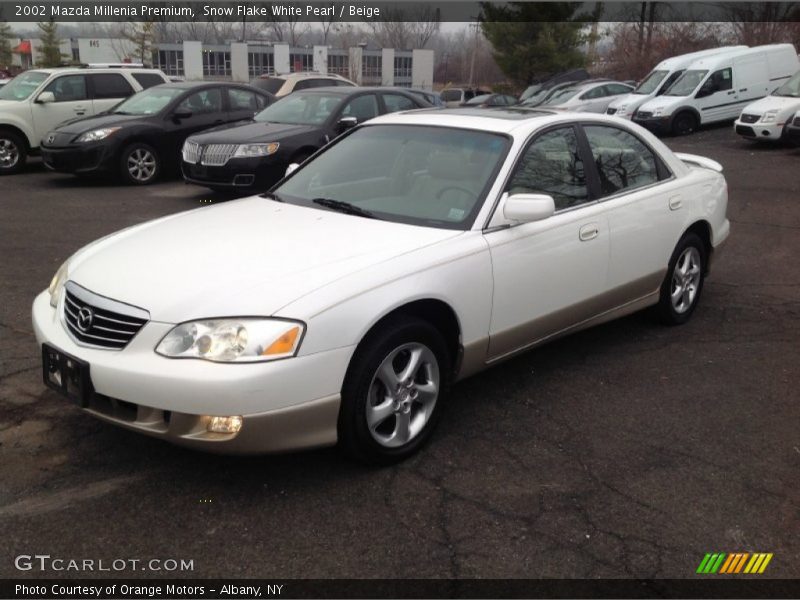 Snow Flake White Pearl / Beige 2002 Mazda Millenia Premium