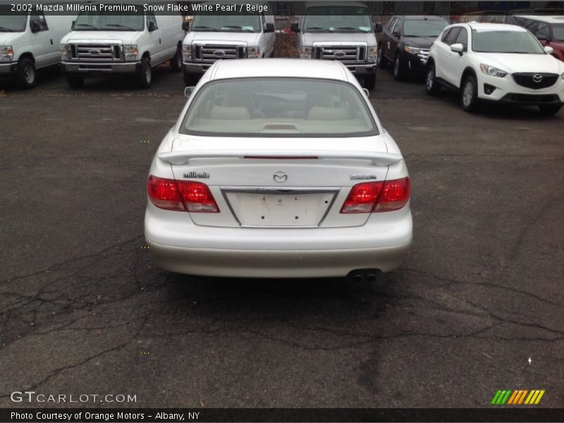 Snow Flake White Pearl / Beige 2002 Mazda Millenia Premium