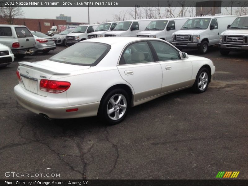 Snow Flake White Pearl / Beige 2002 Mazda Millenia Premium