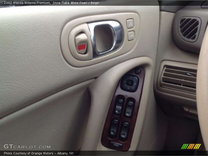 Snow Flake White Pearl / Beige 2002 Mazda Millenia Premium