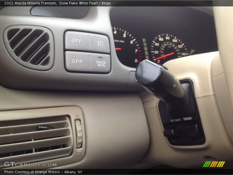 Snow Flake White Pearl / Beige 2002 Mazda Millenia Premium