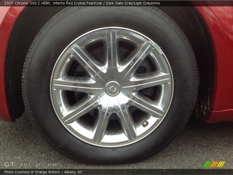 Inferno Red Crystal Pearlcoat / Dark Slate Gray/Light Graystone 2007 Chrysler 300 C HEMI