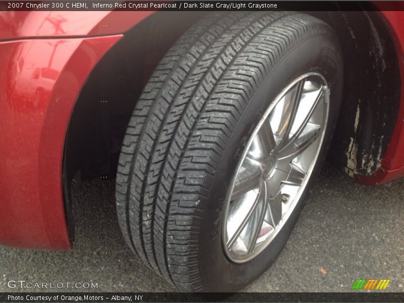 Inferno Red Crystal Pearlcoat / Dark Slate Gray/Light Graystone 2007 Chrysler 300 C HEMI