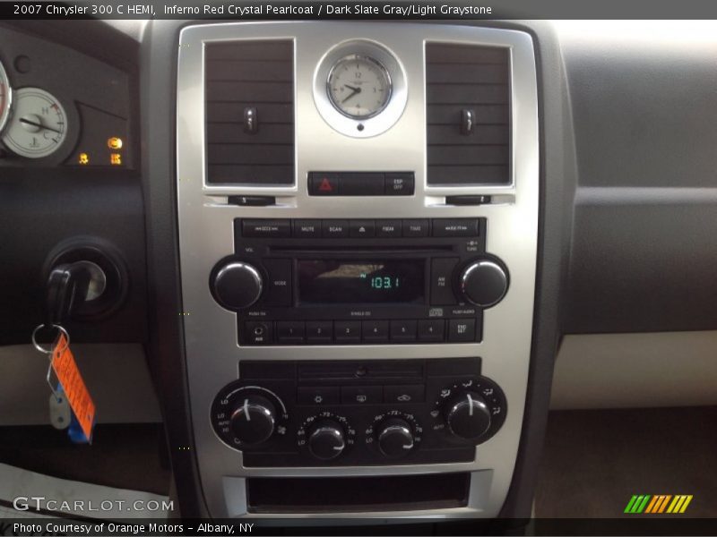 Inferno Red Crystal Pearlcoat / Dark Slate Gray/Light Graystone 2007 Chrysler 300 C HEMI